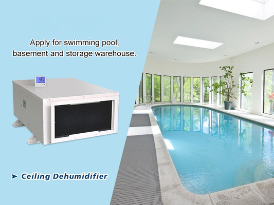 240L/D Ceiling Mounted Dehumidifier Industrial Grow Room Greenhouse Dehumidifiers for Indoor Swimming Pools