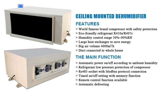 480L/D Factory Price Low Temperature Resistant Dehumidifier Big Capacity Greenhouse Laboratory Factory for Industrial