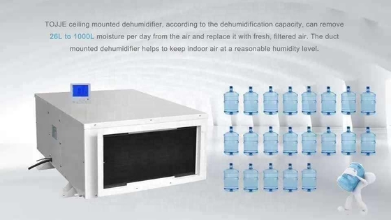 240L/D Factory Produce Low Temperature Ceiling Mounted Dehumidifier Greenhouse Laboratory Dehumidifier for Industrial