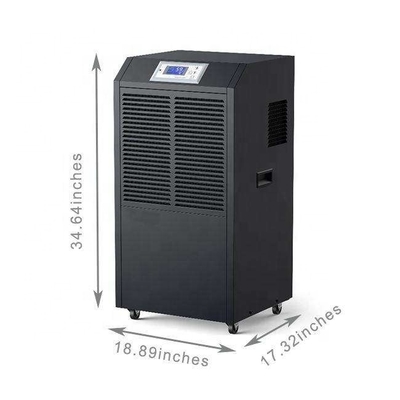 90L/D Low Temperature Resistant  Easy Move Big Wheels Professional Factory Warehouse Growroom Industrial Dehumidifier